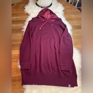 Title Nine Maroon Hooded Tunic